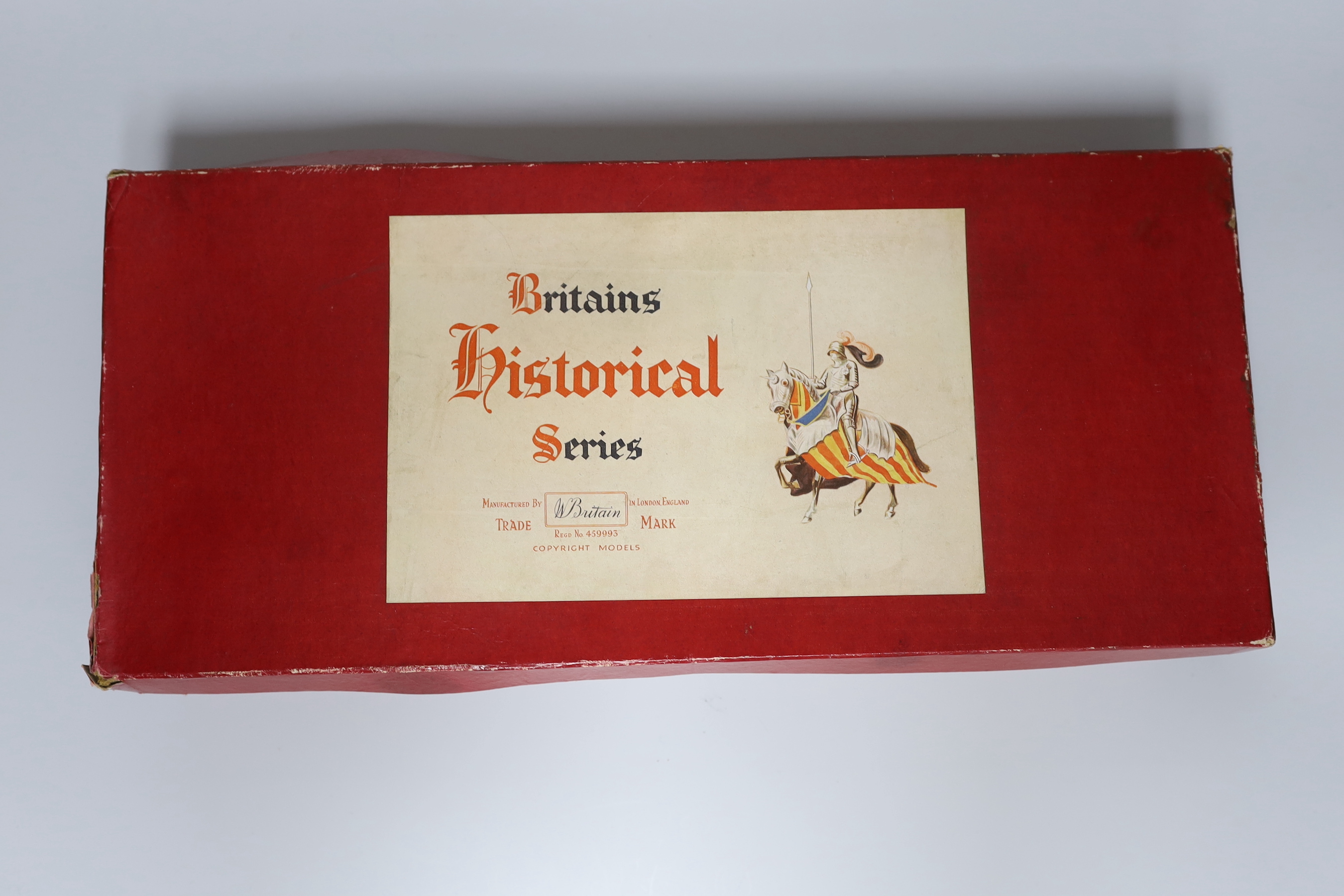 A cased set of a 1953 Coronation Coach and eight horses from Britain’s Historical Series by W. Britain